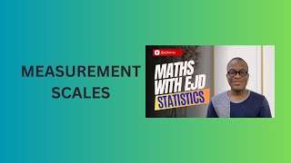 2 Measurement Scales Nominal Ordinal Interval Ratio [upl. by Sheila444]