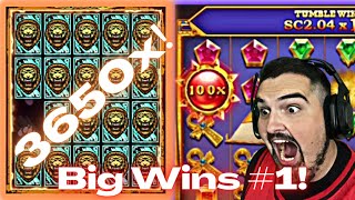 Big Slot Wins 1  3650x on Born Wild [upl. by Norod933]