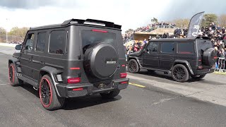 BRABUS 700 G63 AMG vs BRABUS 850 G63 AMG [upl. by Ardekahs]