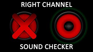 ▶️ONLY RIGHT CHANNEL▶️ 1 MINUTE  🎶Audio Stereo Test for Speakers  Headphones🎶 [upl. by Wimsatt]