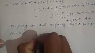 BESSEL FUNCTION IN INTEGRAL FORM [upl. by Naejeillib]