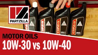 10W30 vs 10W40 Oil  What’s the Difference Between 10W30 and 10W40 Oil  Partzillacom [upl. by Eciram]