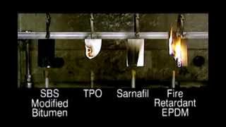 Roofing Material Fire Performance Test [upl. by Cut]