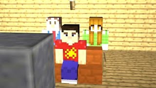 Jimmy Neutron Happy Family Happy Hour  Minecraft Animation [upl. by Emiatej]