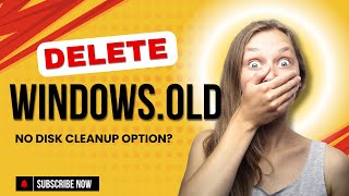 How to Delete Windowsold in Windows 1011 Without Disk Cleanup  Free Up Disk Space Fast [upl. by Afital56]