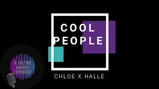 Cool People  Chloe x Halle Karaoke Version WLyrics [upl. by Bum]