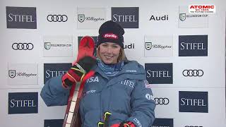 AUDI FIS Ski World Cup  Womens GS  Killington USA 1st run Nov 30 2024 weliveskiing [upl. by Divaj641]