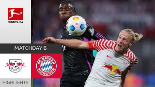 Dramatic Comeback  RB Leipzig  Bayern München 22  Highlights  Matchday 6 – Bundesliga 202324 [upl. by Mariam]