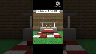 Minecraft Mini Build Hack ⚡ shorts [upl. by Proctor]