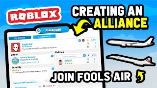 Creating an ALLIANCE UPDATE in Cabin Crew Simulator Roblox [upl. by Sven298]