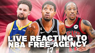 NBA FREE AGENCY 2024 LIVE NBA FREE AGENCY TRACKER [upl. by Okime]