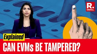 Lok Sabha Elections 2024 Can Electronic Voting Machines Be Manipulated  EVMs Explained [upl. by Nosoj]