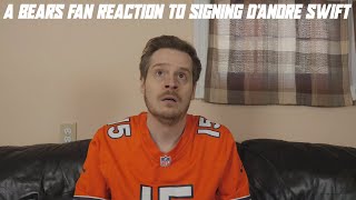 A Bears Fan Reaction to Signing DAndre Swift [upl. by Melvyn]