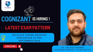 Cognizants Latest Exam Pattern For 2025 Batch Students  Actual Test Pattern Covered [upl. by Orban]