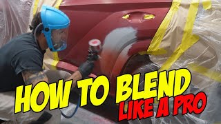 How to Blend Car Paint Like a Pro [upl. by Rennie338]