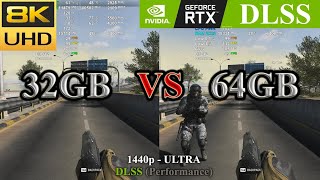 32GB vs 64GB Ram Gaming 1080p 1440p 4K Call of Duty® Warzone™ 20 PC Multiplayer Gameplay Benchmark [upl. by Emolas]