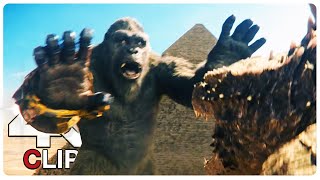 Godzilla Vs Kong  Egypt Fight Scene  GODZILLA X KONG THE NEW EMPIRE NEW 2024 Movie CLIP 4K [upl. by Eniamurt]