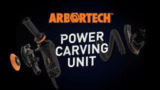 Arbortech Tools Power Carving Unit Product Video  PCWFG900 [upl. by Dlonyer]