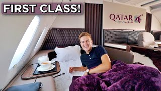 Qatar Airways A380 First Class Review  FINALLY [upl. by Ttehr985]