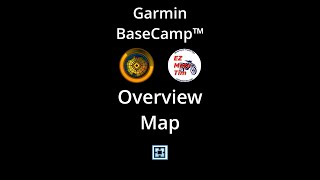 Garmin BaseCamp™ Overlay Map Toggle [upl. by Schecter]