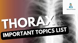 Thorax anatomy important topics list for first professional MBBS exams mbbsmotivation mbbs [upl. by Mariel]