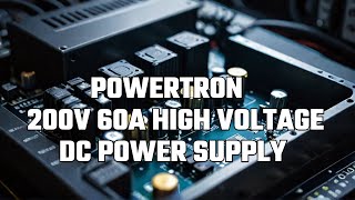 Which POWERTRON DC Regulated Power Supply is Right for You 200VDC or 60A [upl. by Ydnelg]