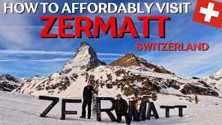 Zermatt How to affordably travel to this magical place [upl. by Rorry734]