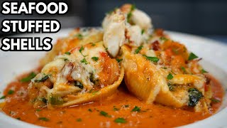 This Is My New Favorite Seafood Pasta Recipe Crab amp Shrimp Stuffed Shells [upl. by Janice924]