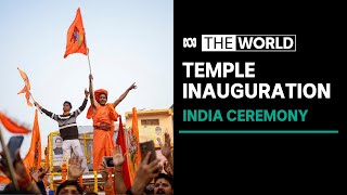 Inauguration day of the Hindu Lord Ram temple in Ayodhya  The World [upl. by Esirehc736]