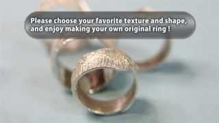 Make a texture ring with PMC Flex [upl. by Sisenej520]