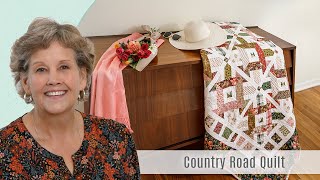 How to Make a Country Roads Quilt  Free Project Tutorial [upl. by Esinaej]