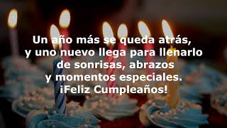 10 Frases HERMOSAS de FELIZ CUMPLEAÑOS 🎈🎉MUCHAS FELICIDADES🎂 [upl. by Krahling]