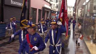 Craigneuk True Defenders FB Scotland  Remembrance Sunday Belfast 2018 [upl. by Cristin]