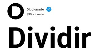 Dividir Significado En Español [upl. by Enyleuqcaj827]