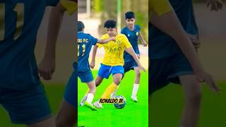 Ronaldo Junior Football Skills cristiano ronaldojr football skills goals [upl. by Aihseuqal287]