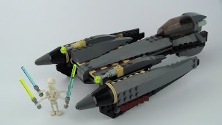 LEGO Star Wars General Greivous Starfighter 7656 Review [upl. by Ahtibat]