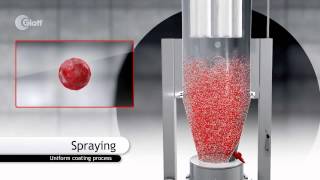 Glatt HP Process for granulation and coating by fluidized bed [upl. by Esinet250]