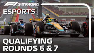 Qualifying I F1 Sim Racing World Championship 20232024 I Round 6 amp 7 I Zandvoort amp Austin [upl. by Georg]