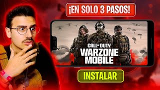 ¡INSTALA y JUEGA YA WARZONE MOBILE EN 3 SENCILLOS PASOS [upl. by Padgett564]