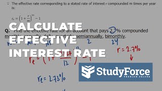 📚 How to calculate the effective interest rate [upl. by Auqenwahs831]