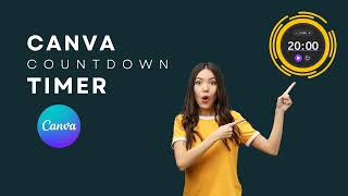 How to add a COUNTDOWN Timer⏱ to Canva presentations EASY Canva FREEPRO Tutorial [upl. by Hoes]