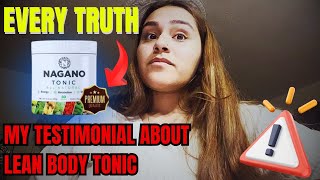 NAGANO TONIC REVIEW🛑EVERY TRUTH🛑 Lean Body Tonic Work 🌿BUY NAGANO TONIC Weight Loss Supplement [upl. by Hahnert]