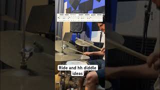 Drums  Ride and HH diddle ideas drums [upl. by Nielson]