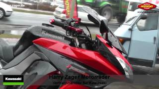 2013 Kawasaki Custom Z1000 vs Z1000SX Custom Umbau Tuning Akrapovic vs Leovince Exhaust Sound [upl. by Darill]