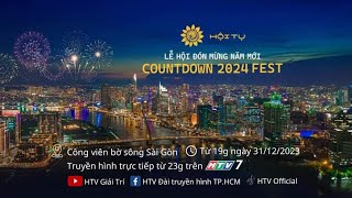 Bừng sắc tân xuân  Countdown Pháo bông 2024  31122023 [upl. by Yedoc515]