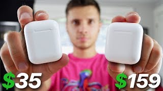 NEW 35 Fake AirPods Are Near Perfect [upl. by Bhatt]