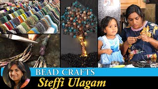 Crafts from Beads in Tamil  Making Jewelry and home decor from beads in Tamil [upl. by Liek64]