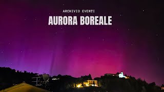 AURORA BOREALE visibile dallItalia  Lo SPETTACOLO sui cieli Italiani [upl. by Ellard]