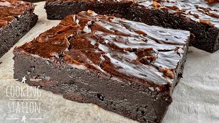 Delicious Brownies Cocoa Powder Recipe  Fudgy Cocoa Brownies [upl. by Chill]