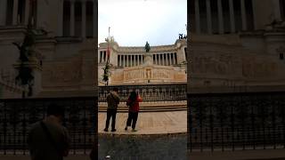 Il Vittoriano Rome’s Monumental Masterpiece 🇮🇹rome explore travel shorts walkingtour [upl. by Oalsecnew]